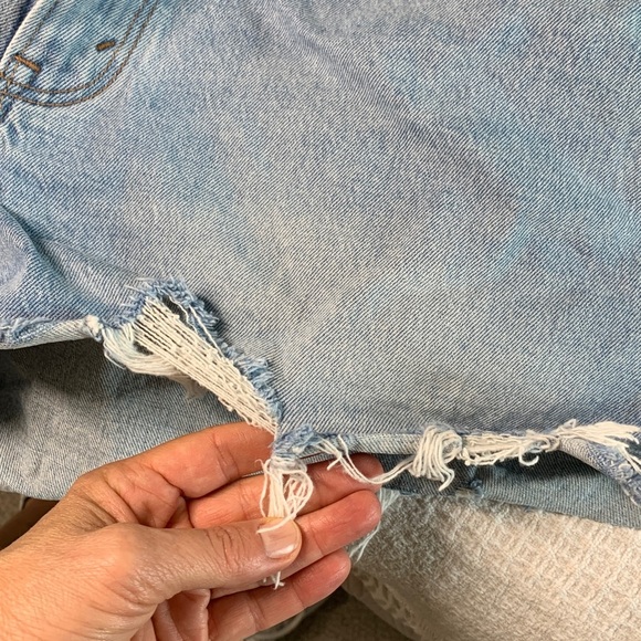 Abercrombie & Fitch the cutoff short high rise curve love size 30 (10) - Picture 8 of 13